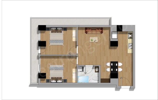 ATİNANIN KUZEY BANLİYÖLERİNDE GOLDEN VİZEYE UYGUN YENİ YATIRIM FIRSATI  Kat Planı