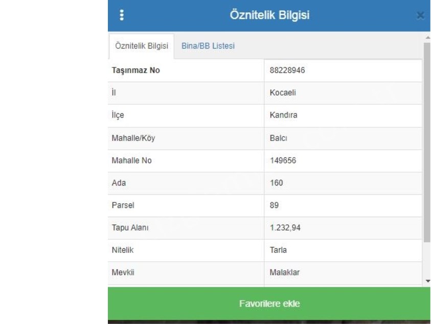 ÇİZGİ EMLAKTAN KANDIRA BALCI DA SATILIK 1232 M2 ARAZİ