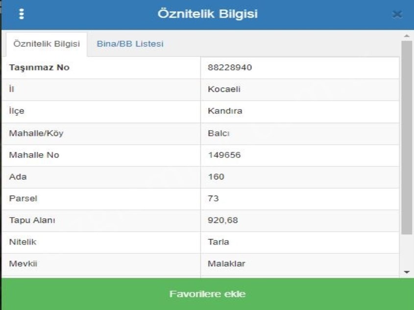 ÇİZGİ EMLAKTAN KANDIRA BALCI DA SATILIK 920 M2 ARAZİ