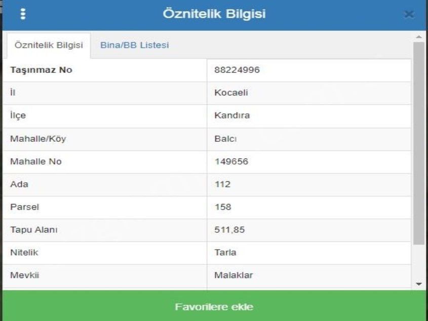 ÇİZGİ EMLAKTAN KANDIRA BALCI DA SATILIK 511 M2 ARAZİ