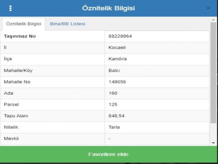 ÇİZGİ EMLAKTAN KANDIRA BALCI DA SATILIK 848 M2 ARAZİ