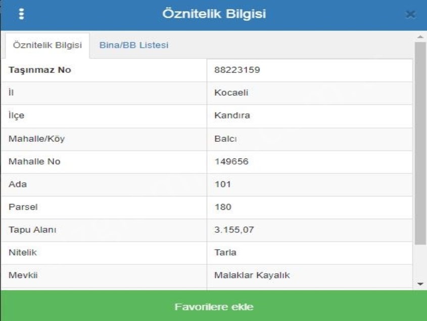 ÇİZGİ EMLAKTAN KANDIRA BALCI DA SATILIK 3155 M2 ARAZİ