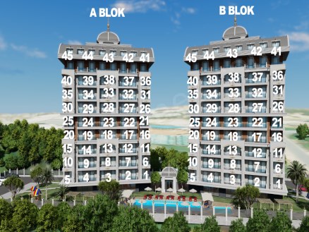 Новый проект в быстро развивающемся районе Демирташ