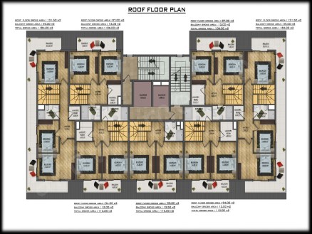 Alanya Oba bölgesinde az katlı proje 