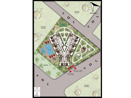 Obanın kalbinde yeni proje 1+1, 2+1, 3+1, 4+1 daireler ile