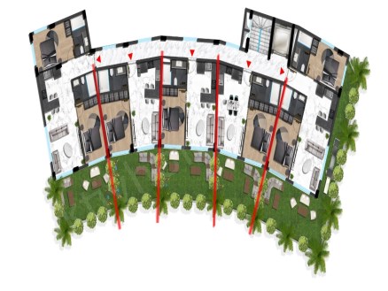 Yapım aşamasında uygun fiyatlı daireler   Antalya, Altıntaş