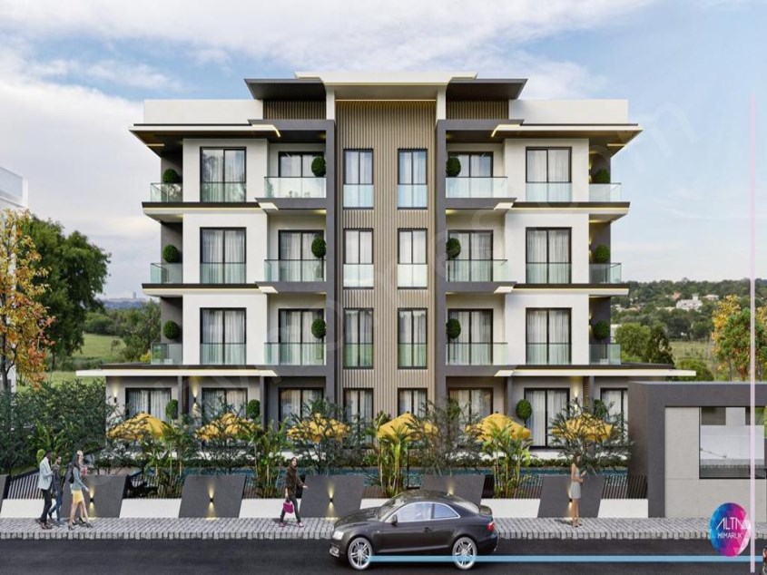 New project with a great location in the center of Alanya, close to Cleopatra beach