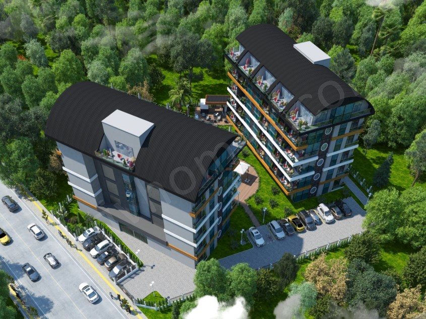 Yeni modern proje İncekum bölgesinde