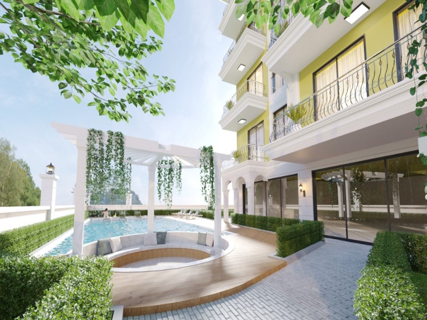 İnşaat halindeki uygun fiyatlarla daireler   Antalya, Altıntaş