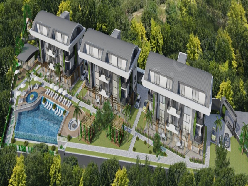 Neues Investitionsprojekt mit reichhaltiger Infrastruktur, 750 Meter vom Meer entfernt in Oba