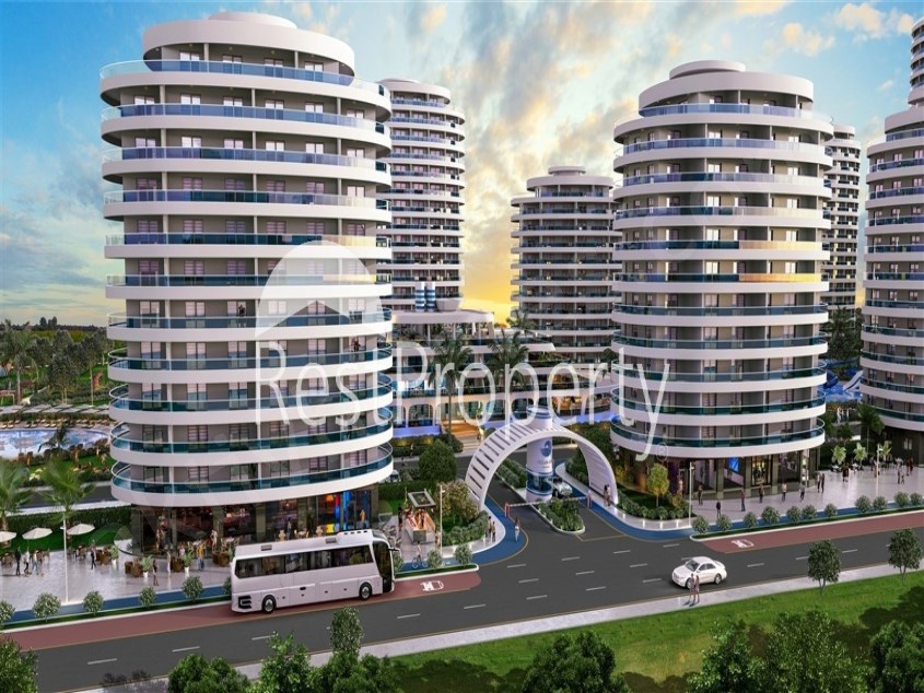 Investitionsprojekt im Zentrum von Alanya mit 2 + 1 Wohnungen