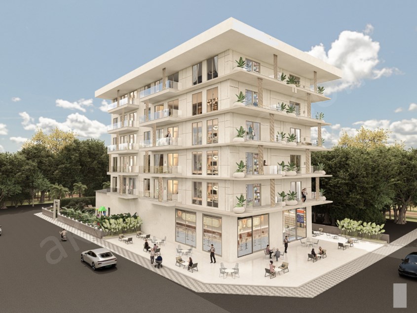 Investitionsprojekt im Zentrum von Alanya mit 2 + 1 Wohnungen