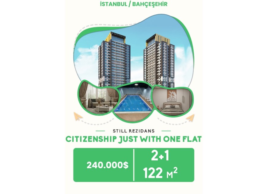 İN İSTANBUL TÜRKİYE RESİDENCE FLAT FOR SALE