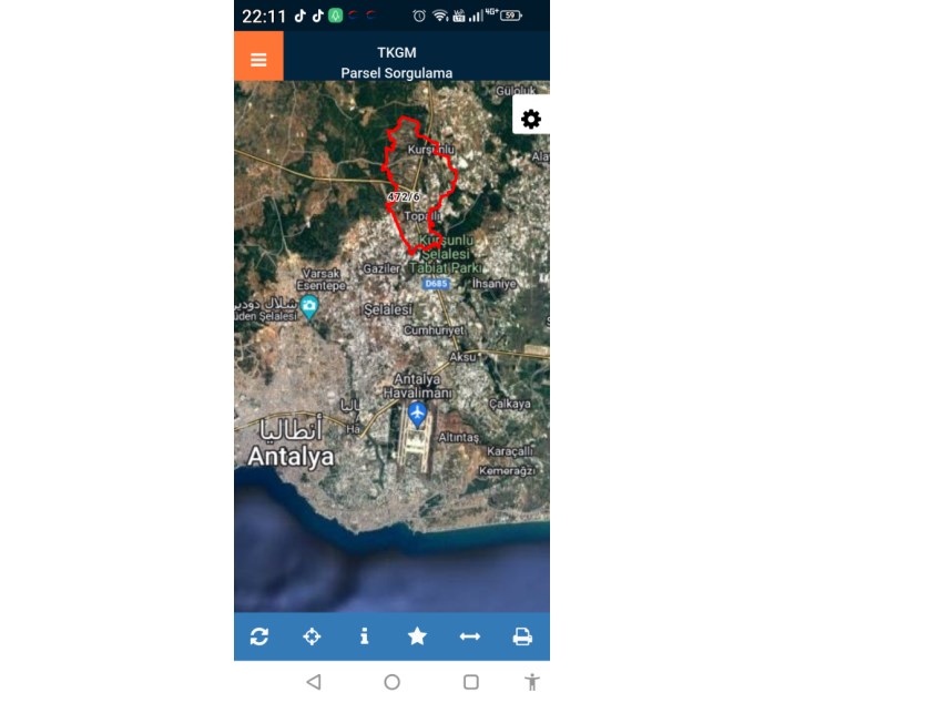 ANTALYA AKSU TOPALLI MAHALLESİNDE SATILIK ARSA