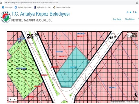 ALTINOVA SİNANDA GB KÖŞE PARSEL TİCARİ 15 KATA İMARLI ARSA