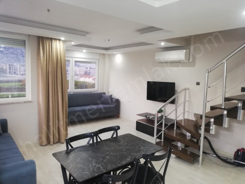 LİMANDA 2 BANYO 2 BALKONLU DUBLEX 2+1 EŞYALI KİRALIK ASANSÖRLÜ