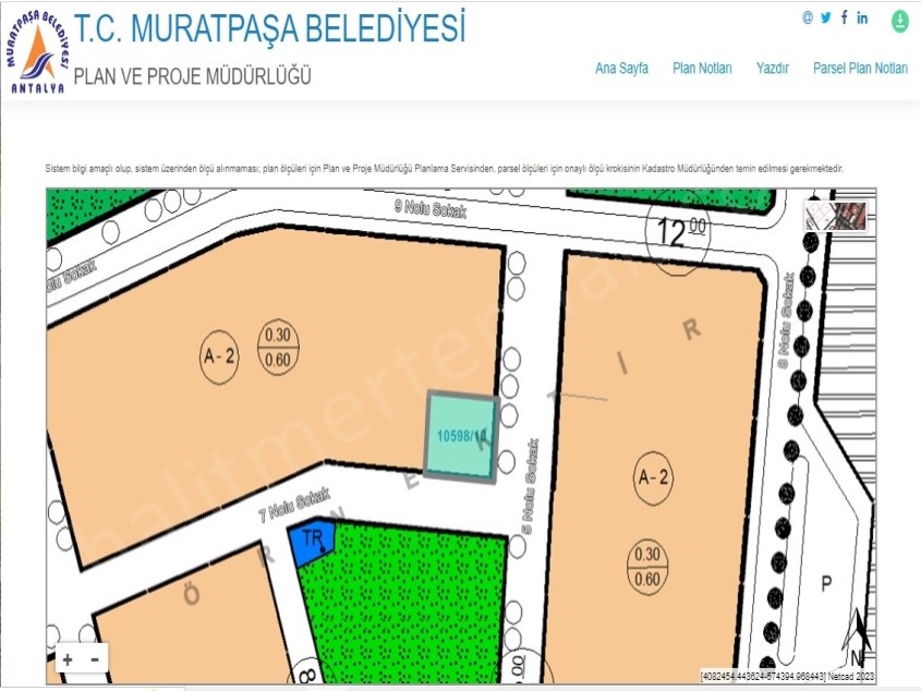 ERMENEKTE 2 KATA İMARLI KÖŞE PARSEL VİLLA ARSASI