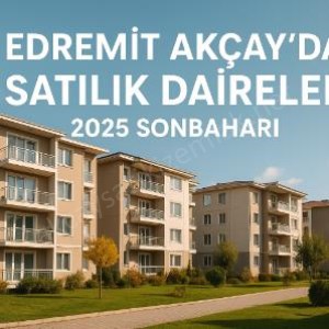 Edremit Akçay’da Satılık Daireler: 2025 Sonbaharı İçin Güncel Rehber