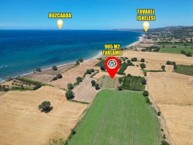 KÖSEDEREDE SATILIK DENİZ KENARI 905 M2 BAHÇE