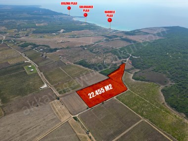 BOZCAADA SATILIK YATIRIMLIK 22 DÖNÜM FIRSAT ARAZİ