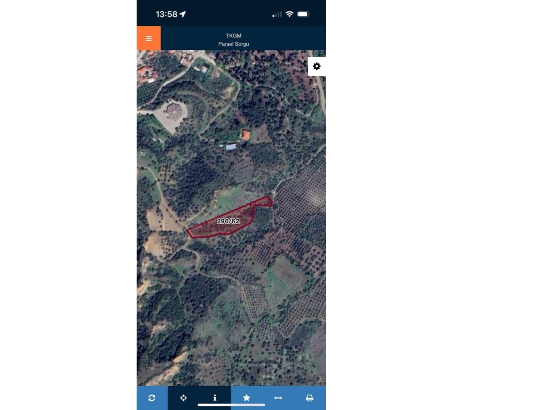 TURGUTLU SATILIK TARLA DERBENT MAH 4.495M2 YOLU VAR KÖYÜN ÜST TARAFINDA 
