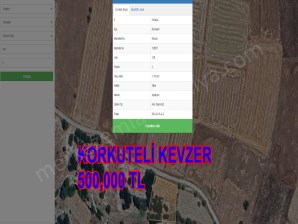 KORKUTELİ KEVZER SATILIK TARLALAR 
