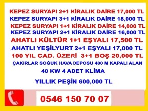 KEPEZ SURYAPI KİRALIK DAİRELER