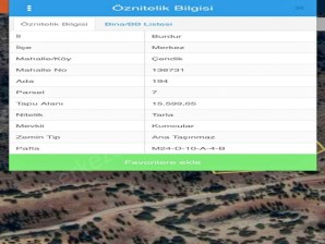  BURDUR MERKEZ GÖL MANZARALI SATILIK TARLA