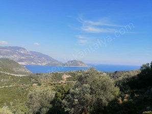 KAŞ YEŞİLKÖY SATILIK DENİZ MANZARALI TARLA
