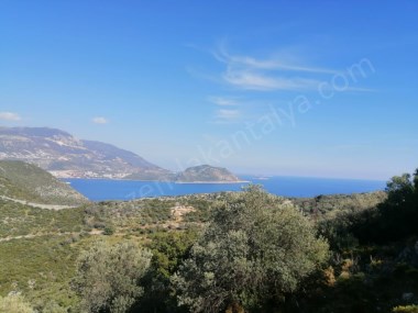 KAŞ YEŞİLKÖY SATILIK DENİZ MANZARALI TARLA