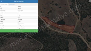 BURDUR BUCAK TAŞYAYLA 1 MAH SATILIK 6750M2 TARLA