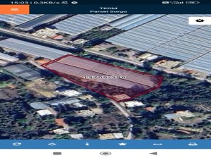 ANTALYA AKSU GÜLOLUK TA 5600M2 TARLA İÇİNDE 3500M2 SERA EV