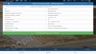 ANTALYA KEPEZ MENDERES SATILIK ARSA