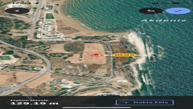 KKTCde iskele bölgesinde DENİZE SİFİR imarlı SATİLİK arsa 