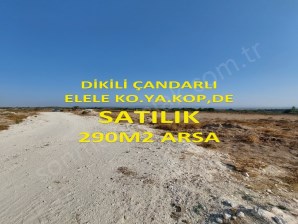 DİKİLİ ÇANDARLI ELELE KONUTYAPI KOPERATİFİNDE MÜLKSAHİBİNDEN SATILIK 290M2 ARSA 