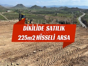 İzmir Dikilide Satılık 225m2 Hisseli Arsa