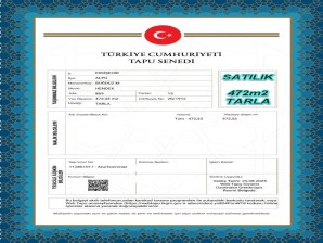 ESKİŞEHİR ALPU BÜĞDÜZ MAH.DE FIRSAT SATILIK 472m2 TARLA
