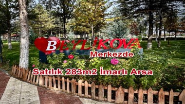 Eskişehir Beylikova merkezde satılık 2,5 kat  %40 imarlı 283m2  arsa...