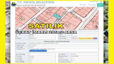 BURSA İNEGÖL KURŞUNLUDA ACİL SATILIK ÜÇKAT İMARLI 295m2 ARSA