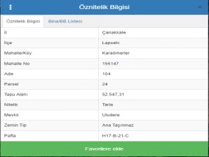 Çanakkale Lapseki Karaömerler Fırsat Arazi