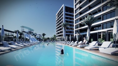 Altıntaş Mahallesi Aquapark, Havuz, Tenis Kortlu 8000 m² Bahçe Deniz Manzaralı 3+1 Satılık Daire