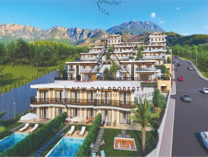 DAS PROJEKT IHRER TRÄUME! RENNOMIERTES BAUUNTERNEHMEN MIT ATEMBERAUBENDEN AUSSICHTEN ÜBER ALANYA!