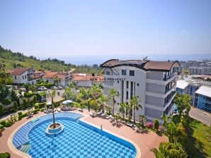 PANORAMIC VIEWS & TOP PRICE OFFER: PREMIUM RESIDENCE IN KARGICAK/ALANYA – 700M  THE SEA