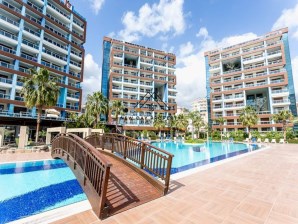 5* BİR KONUTTA ÖZEL YAŞAM! OTURMA İZNİ VAR ALANYACIKCILLIDE 2 ODALI DAİRE