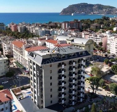 EXKLUSIVER 2+1 DUPLEX MIT MEER- UND BURGBLICK IN ALANYA/OBA – BEST HOME SAGA RESIDENCE