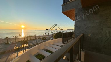 1. MEERESREIHE IN KESTEL/ALANYA – NEUE 3 ZIMMER ECKWOHNUNG MIT DIREKTEM MEERBLICK | NEUBAU 2025