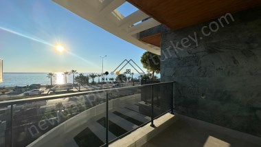 KESTELALANYADA DENİZE MANZARALI İLK SIRADAKİ DAİRESİ – DOĞRUDAN DENİZ MANZARALI MODERN YENİ İNŞAAT