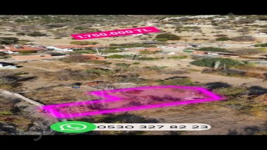Marmaris sogut bahcelide yol cepheli satilik tarla 