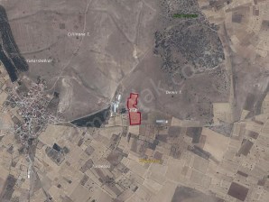 HACIM KÖYÜNDE TAVUK ÇİFTLİĞİNE UYGUN 43.000 M² SATILIK TARLA