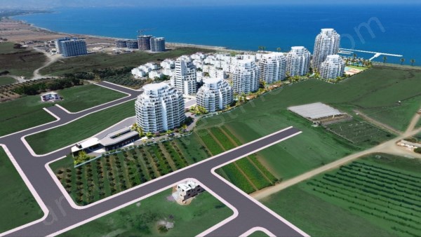 LEFKE  GAZİVERENDE SATILIK PROJEDEN 1+0, 1+1 VE 2+1 LÜKS DAİRELER1+0, 1+1 AND 2+1 LUXURY FLATS FR